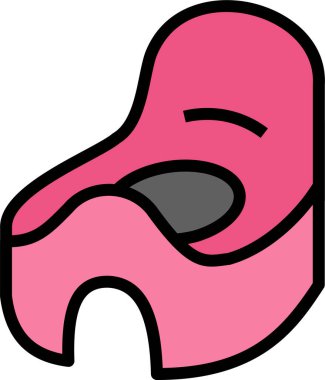 Çizgi film simgesinin vektör çizimi