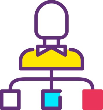 patron web simgesi, basit vektör illüstrasyonu 