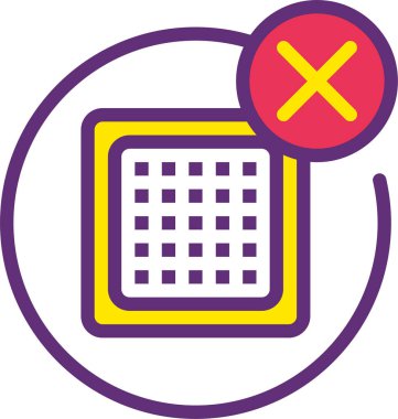 asgari taslak simgesi, vektör illüstrasyonu 