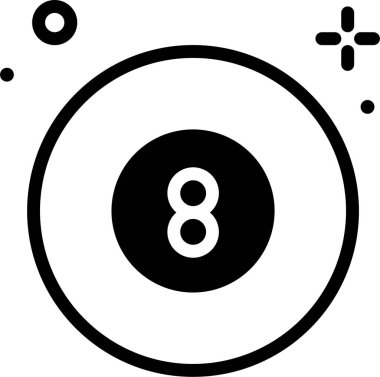 Bilardo topu. Basit tasarım