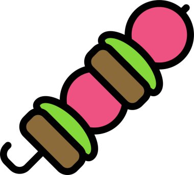 - Şeker. Web simgesi basit illüstrasyon