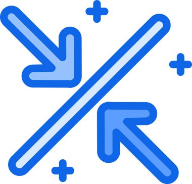 satır okları web simgesi, basit vektör tasarımı