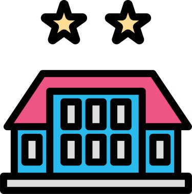 Mimari. Web simgesi basit illüstrasyon 