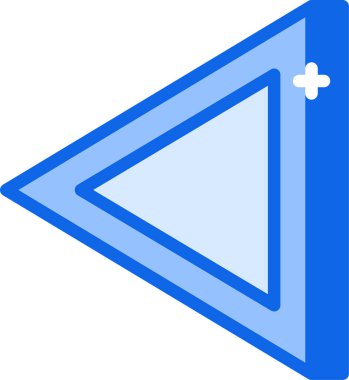 üçgen ağ simgesi basit illüstrasyon 