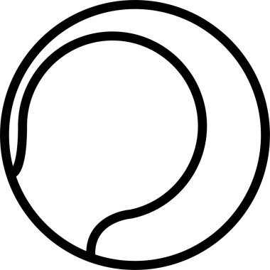 Ay. Web simgesi basit illüstrasyon