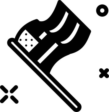 politika web simgesi, basit vektör illüstrasyonu 