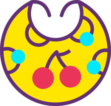 Koruma kalkanı web simgesi, basit vektör illüstrasyonu 