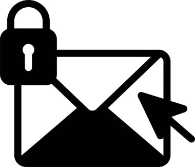 kişisel güvenlik web simgesi, basit vektör illüstrasyonu