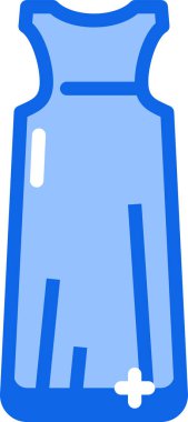 mavi gömlek vektör simgesi