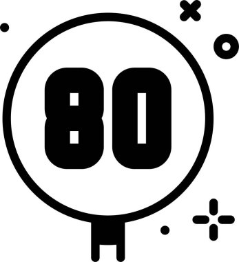 Yol simgesi, vektör illüstrasyonu