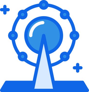 Oyalanan ağ simgesi, bir ağaç simgesinin vektör illüstrasyonu