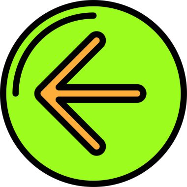 bir yeşil ve beyaz okun vektör çizimi