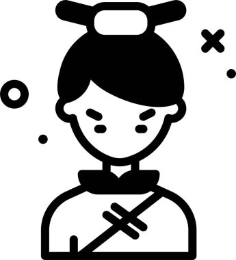 Avatar simgesi, vektör illüstrasyonu