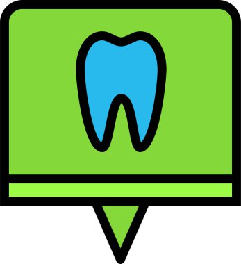 Sohbet web simgesi, basit vektör illüstrasyonu 