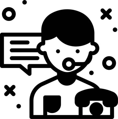 Avatar simgesi, vektör illüstrasyonu