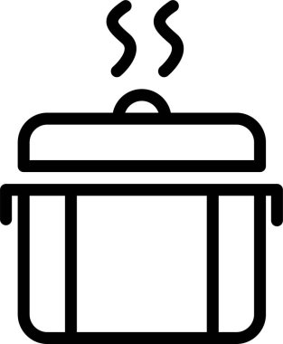 kaynatma web simgesi, basit vektör illüstrasyonu 