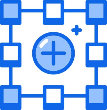 hiyerarşi. Web simgesi basit illüstrasyon