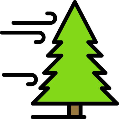 Yılbaşı ağacı. Web simgesi