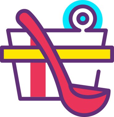 Bebeğim. Web simgesi basit illüstrasyon