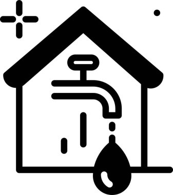 ev simgesi, vektör illüstrasyonu