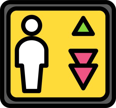 Bir kadın ve kadın ikonunun vektör illüstrasyonu