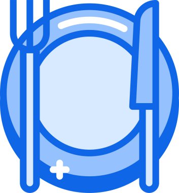 Mavi ve beyaz bayrağın vektör illüstrasyonu