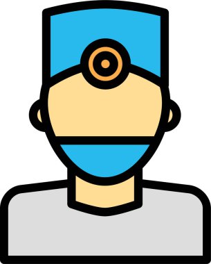 Adamım. Web simgesi basit illüstrasyon