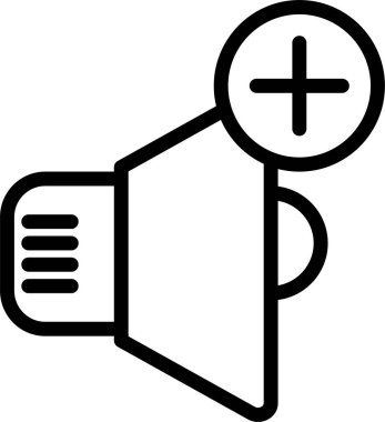 ekle. Web simgesi vektör illüstrasyonu