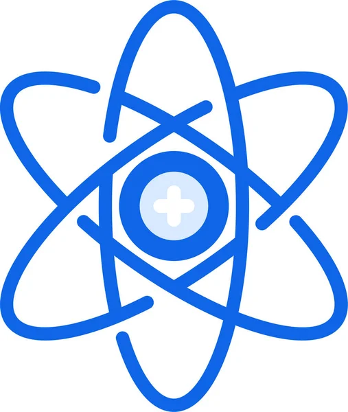 Atom Web Symbol Einfache Illustration — Stockvektor