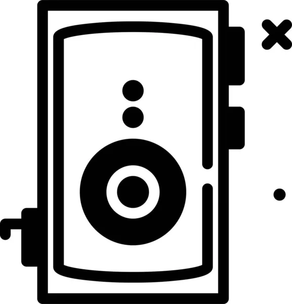 Icona Elettronica Tecnologica Illustrazione Vettoriale Isolata Sfondo Bianco — Vettoriale Stock