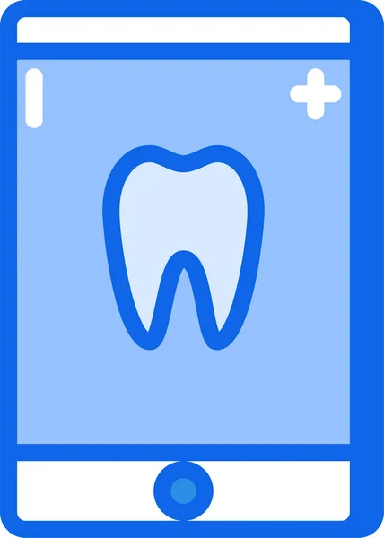 Cuidados Dentários Ilustração Simples —  Vetores de Stock