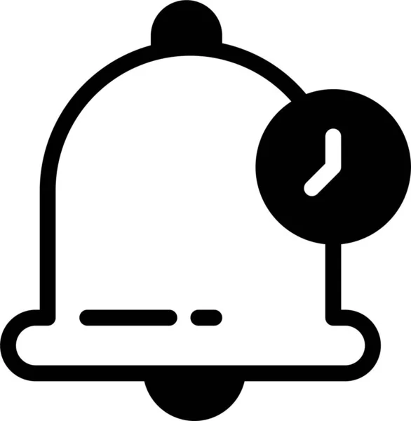 Icona Della Sveglia Contorno Cronometro Vettoriale Illustrazione — Vettoriale Stock