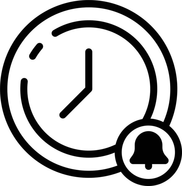 Reloj Icono Web Ilustración Simple — Archivo Imágenes Vectoriales