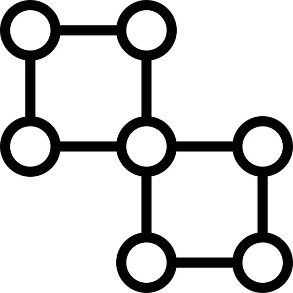 Иконка Подключения Простая Векторная Иллюстрация — стоковый вектор