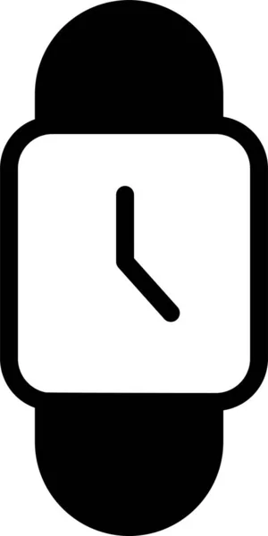Іконка Годинника Векторна Ілюстрація Ізольована Білому Тлі — стоковий вектор
