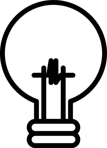 Лампа Иконка Сайта — стоковый вектор
