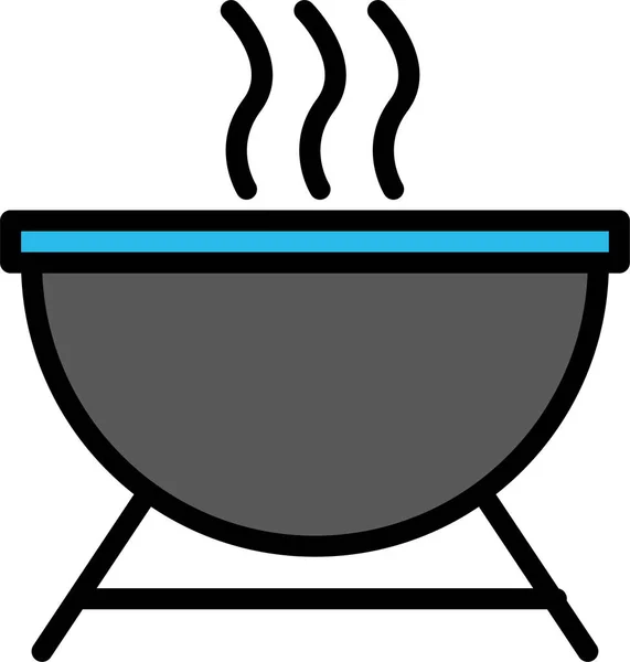Grillen Web Symbol Einfache Illustration — Stockvektor