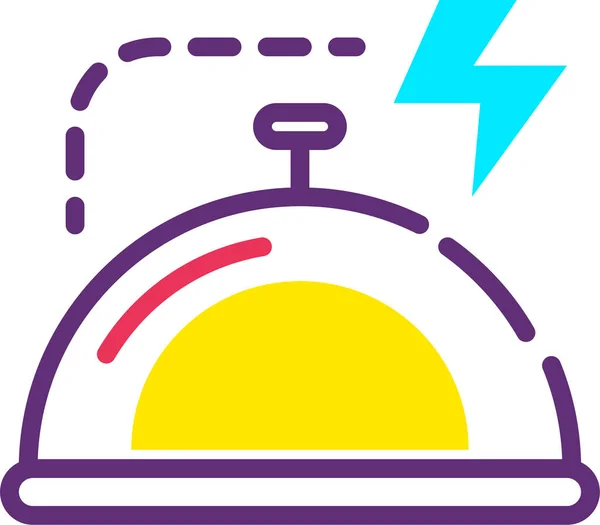 Alarm Clock Simple Design — Stock Vector