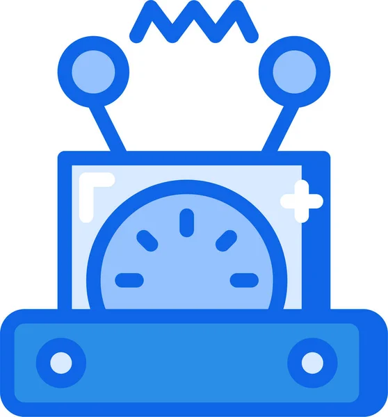 Robot Icono Web Ilustración Simple — Vector de stock