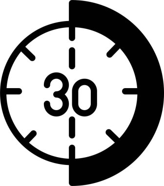 Kronometre Web simgesi basit illüstrasyon