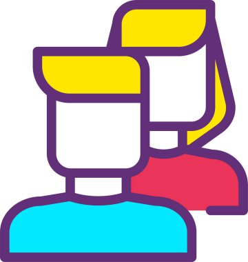 Otelde. Web simgesi basit illüstrasyon