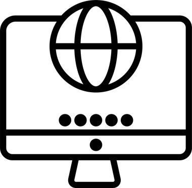 küresel teknoloji. Basit resimleme