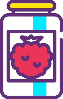 Marmelat. Web simgesi basit illüstrasyon 