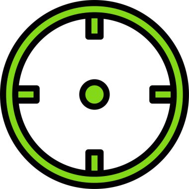 hedef simge, vektör illüstrasyonu