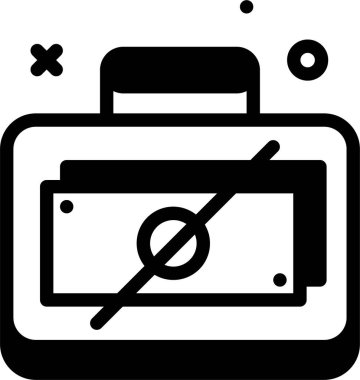 Beyaz arkaplanda izole edilmiş finansal simge ve vektör illüstrasyonu 