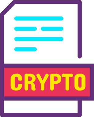 dosya biçimi simgesi, vektör illüstrasyonu