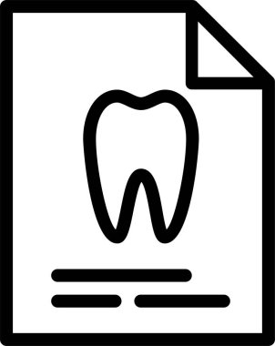 Diş bakımı. Basit resimleme