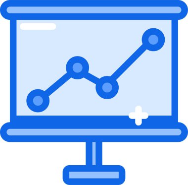 Analizler. Web simgesi basit illüstrasyon