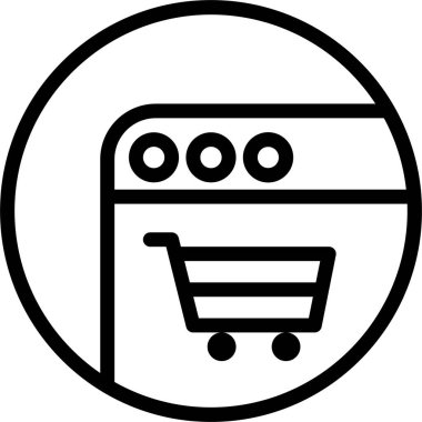 Alışveriş arabası. Basit tasarım