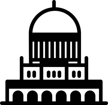 Bina. Web simgesi basit tasarım